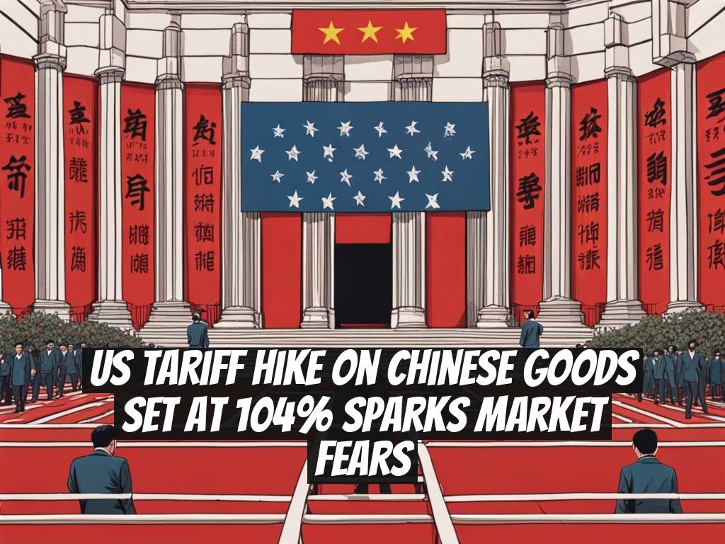 US Tariff Hike on Chinese Goods Set at 104% Sparks Market Fears