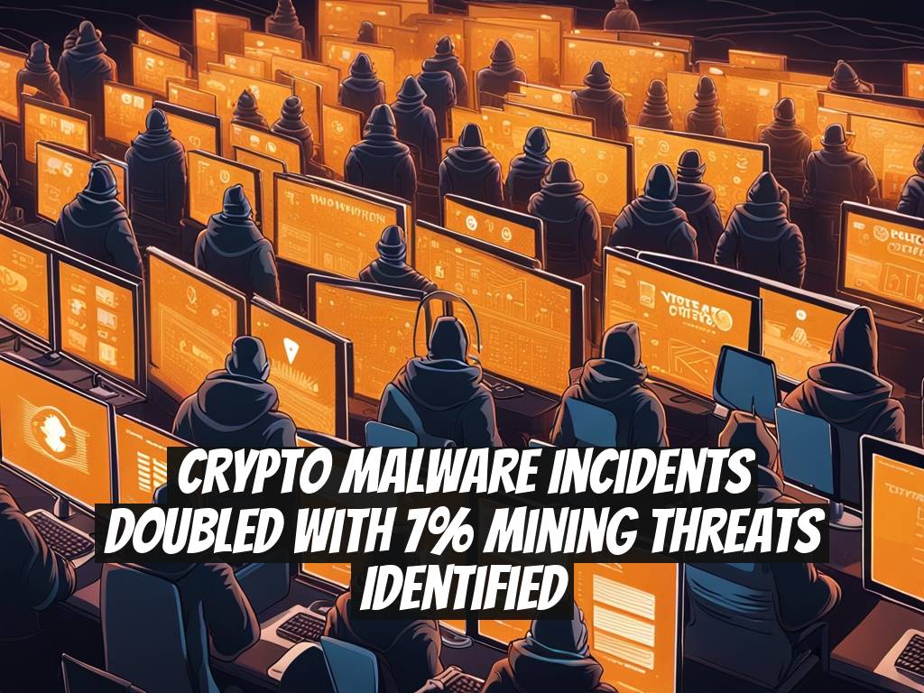 Crypto Malware Incidents Doubled with 7% Mining Threats Identified