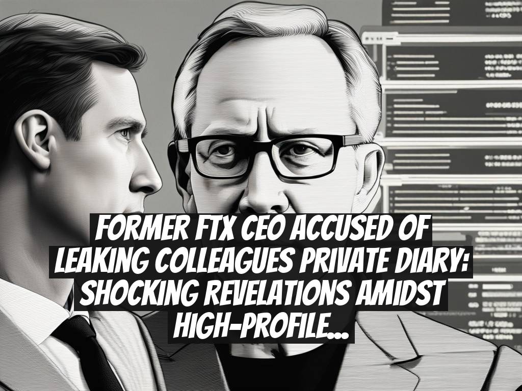 Former FTX CEO Accused of Leaking Colleagues Private Diary: Shocking Revelations Amidst High-Profile Trial