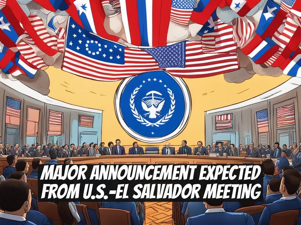 Major Announcement Expected from U.S.–El Salvador Meeting