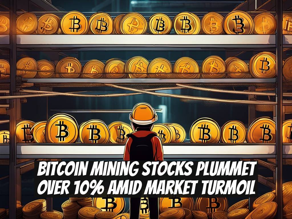 Bitcoin Mining Stocks Plummet Over 10% Amid Market Turmoil