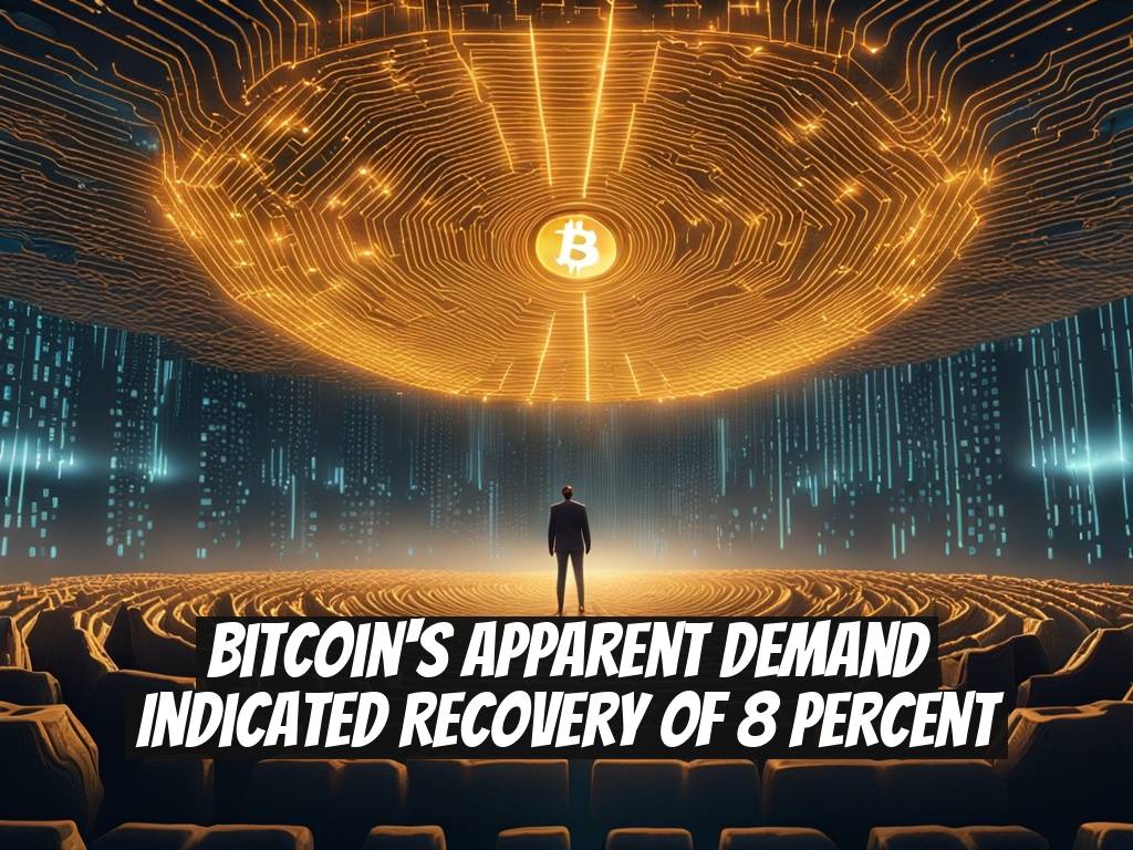 Bitcoin's Apparent Demand Indicated Recovery of 8 Percent