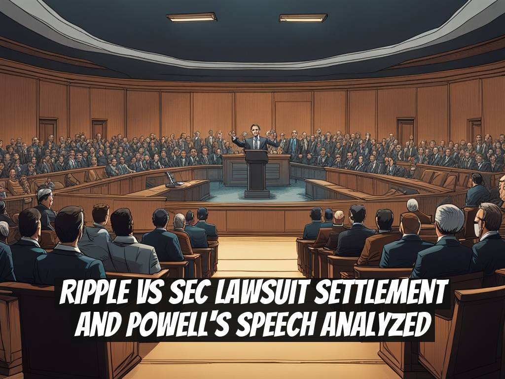 Ripple vs SEC Lawsuit Settlement and Powell's Speech Analyzed