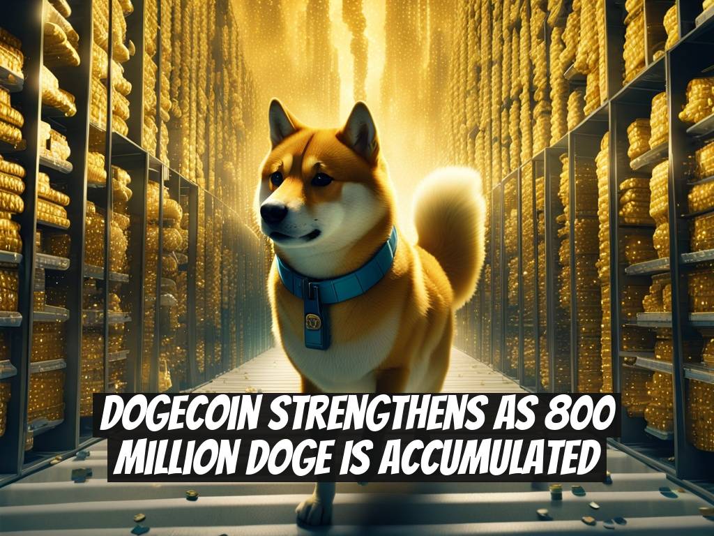 Dogecoin Strengthens as 800 Million DOGE is Accumulated