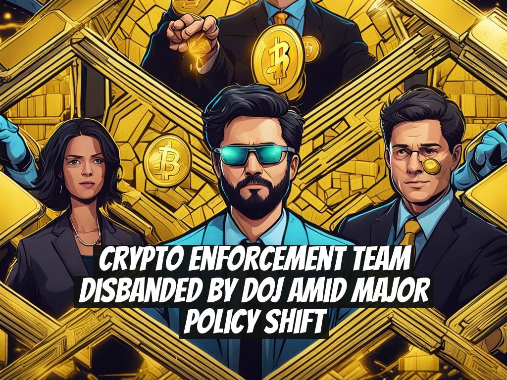 Crypto Enforcement Team Disbanded by DOJ Amid Major Policy Shift