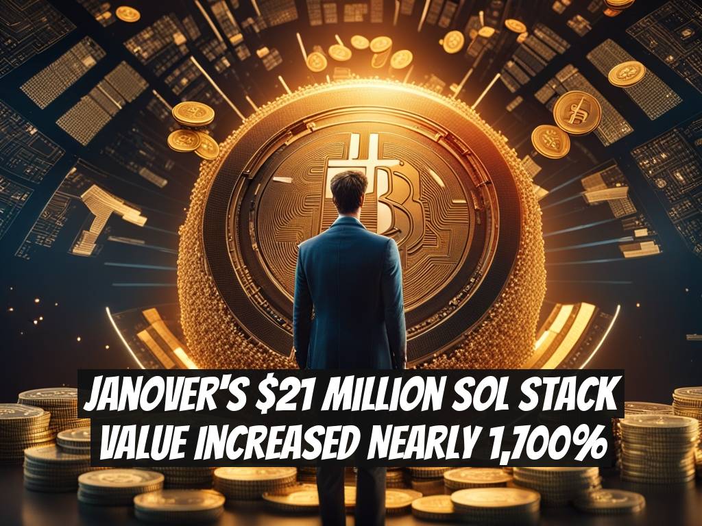 Janover's $21 Million SOL Stack Value Increased Nearly 1,700%