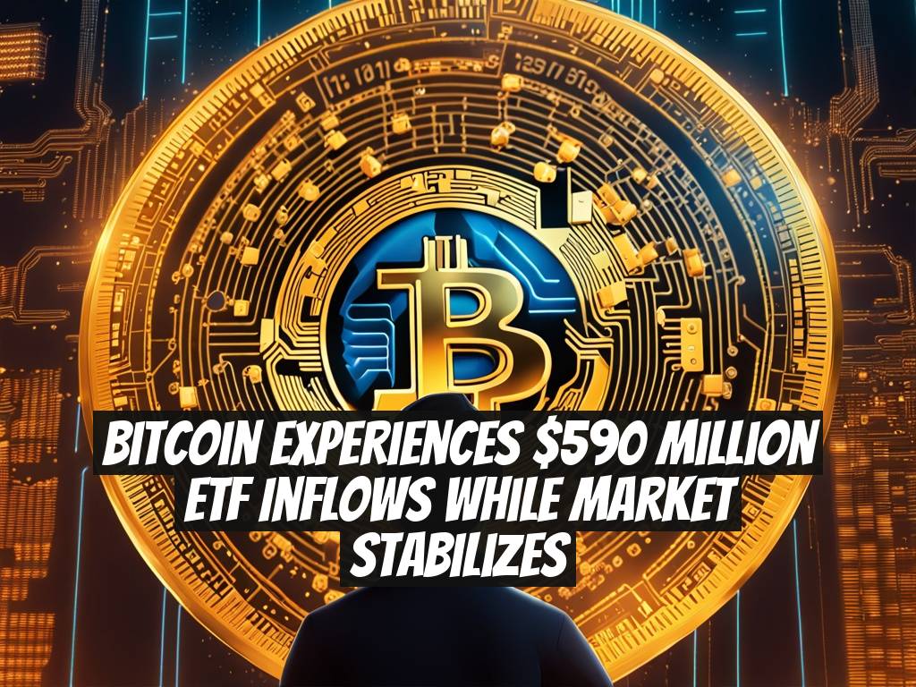 Bitcoin Experiences $590 Million ETF Inflows While Market Stabilizes