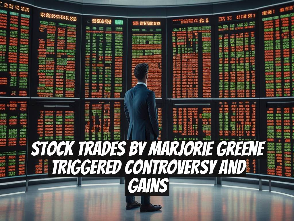 Stock Trades by Marjorie Greene Triggered Controversy and Gains