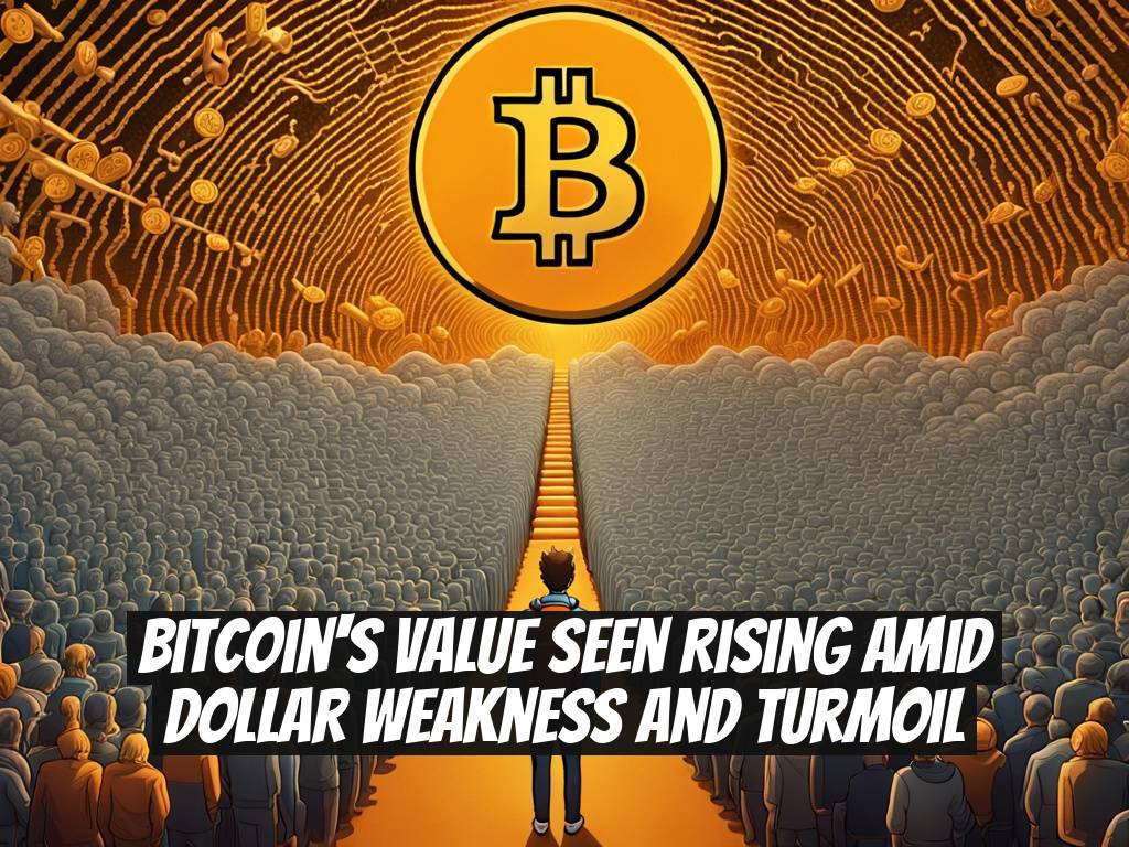 Bitcoin's Value Seen Rising Amid Dollar Weakness and Turmoil