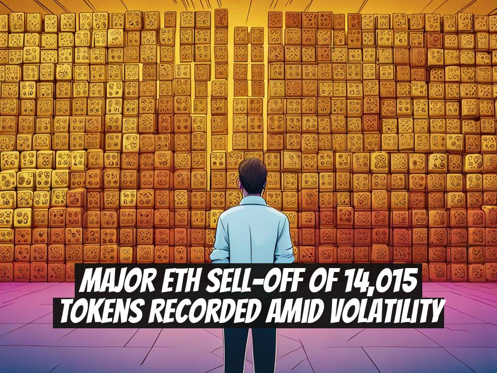 Major ETH Sell-off of 14,015 Tokens Recorded Amid Volatility