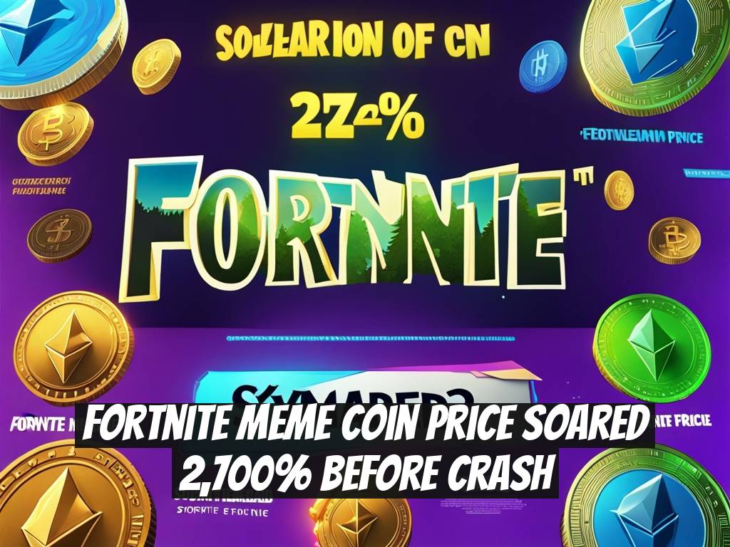 Fortnite Meme Coin Price Soared 2,700% Before Crash