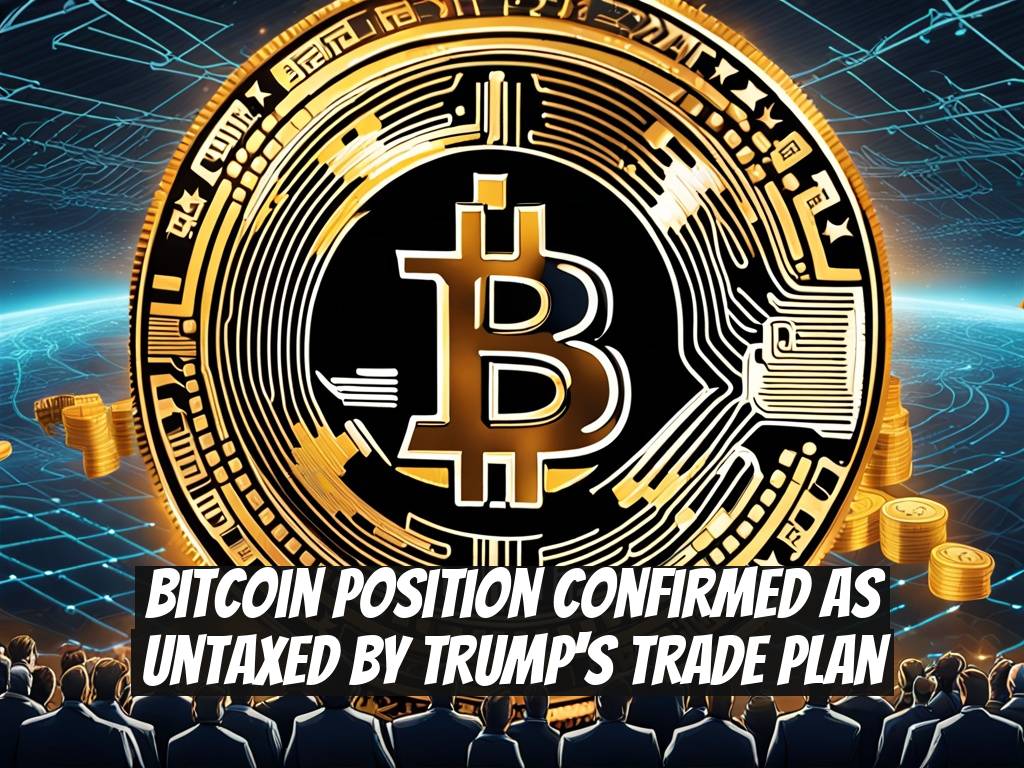 Bitcoin Position Confirmed as Untaxed by Trump's Trade Plan