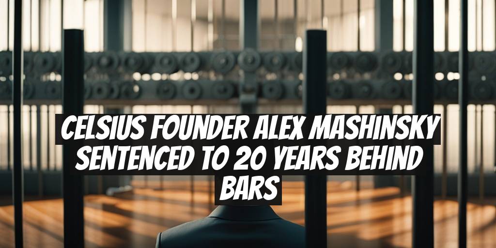 Celsius Founder Alex Mashinsky Sentenced to 20 Years Behind Bars
