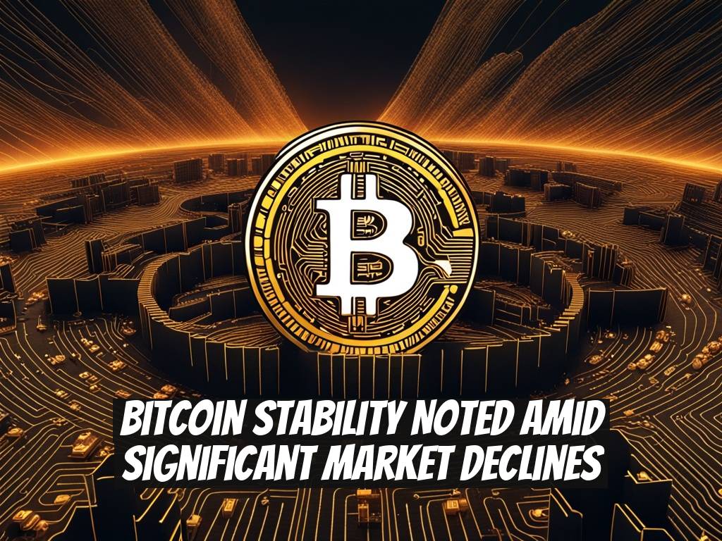 Bitcoin Stability Noted Amid Significant Market Declines