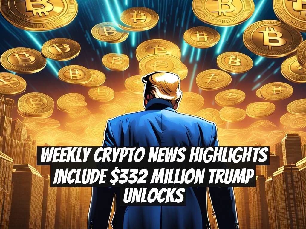 Weekly Crypto News Highlights Include $332 Million TRUMP Unlocks