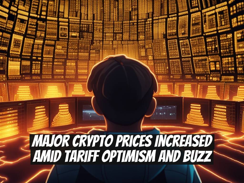 Major Crypto Prices Increased Amid Tariff Optimism and Buzz