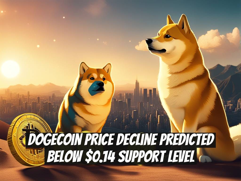 Dogecoin Price Decline Predicted Below $0.14 Support Level