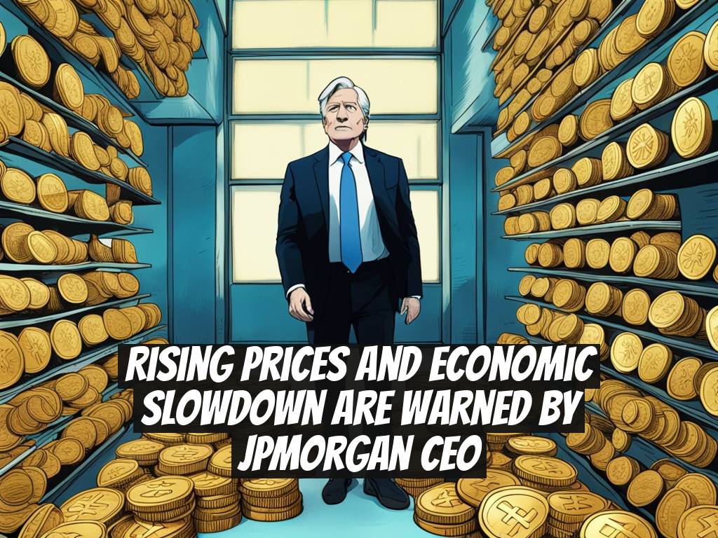 Rising Prices and Economic Slowdown Are Warned by JPMorgan CEO