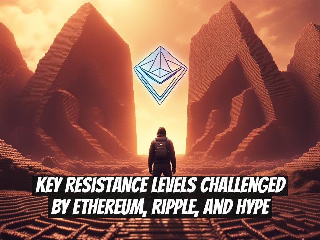 Key Resistance Levels Challenged by Ethereum, Ripple, and Hype