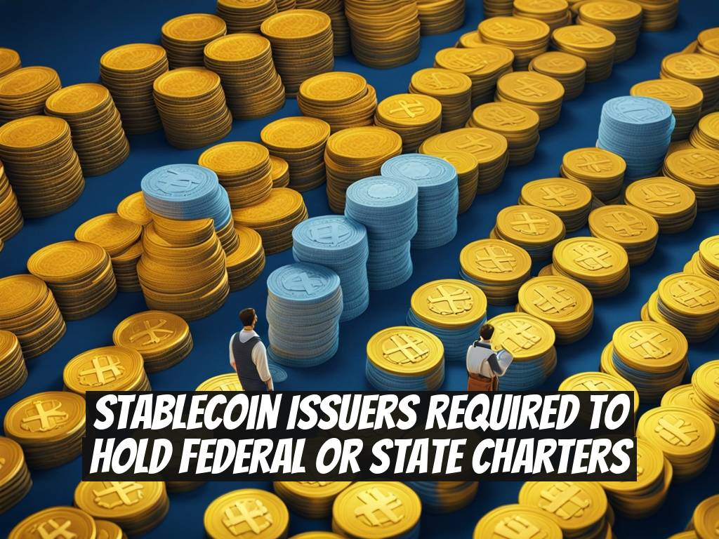 Stablecoin Issuers Required to Hold Federal or State Charters