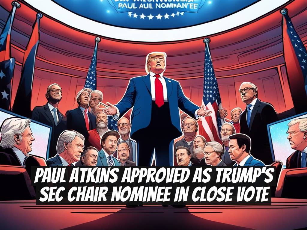 Paul Atkins Approved as Trump's SEC Chair Nominee in Close Vote