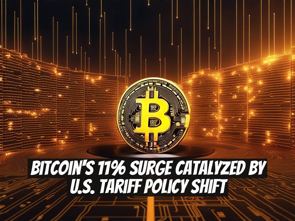 Bitcoin's 11% Surge Catalyzed by U.S. Tariff Policy Shift