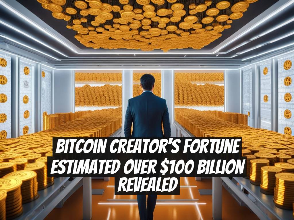 Bitcoin Creator's Fortune Estimated Over $100 Billion Revealed