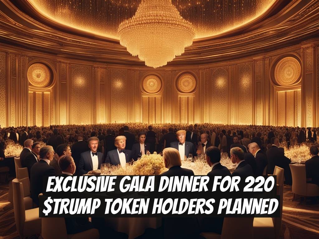 Exclusive Gala Dinner for 220 $TRUMP Token Holders Planned