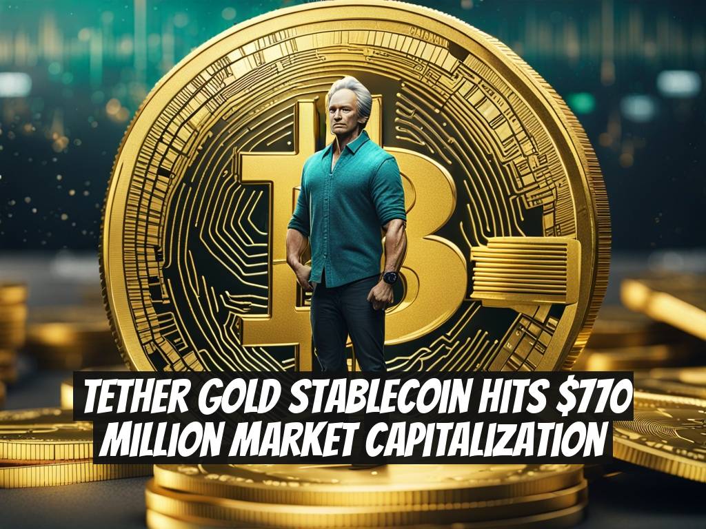 Tether Gold Stablecoin Hits $770 Million Market Capitalization