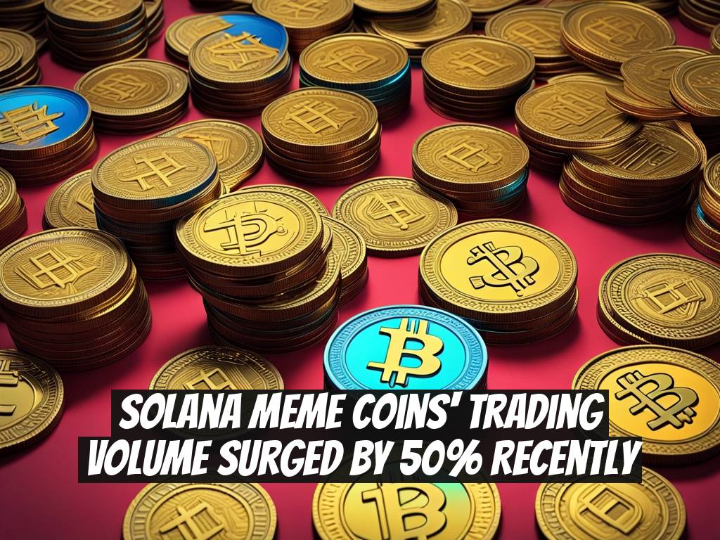 Solana Meme Coins' Trading Volume Surged by 50% Recently