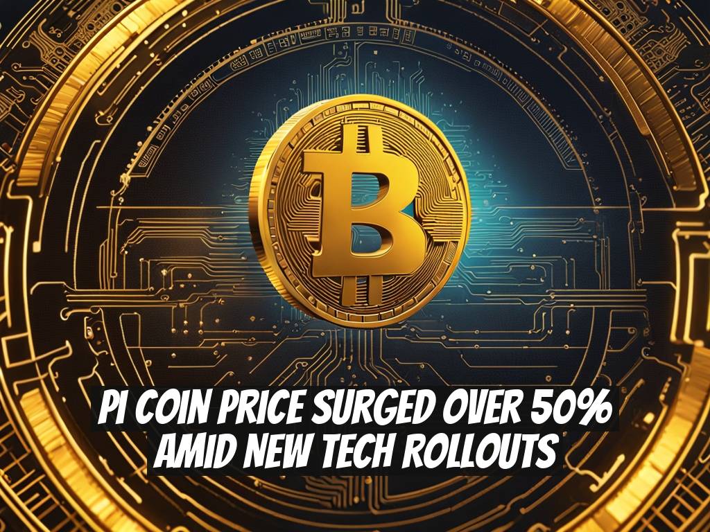 Pi Coin Price Surged Over 50% Amid New Tech Rollouts