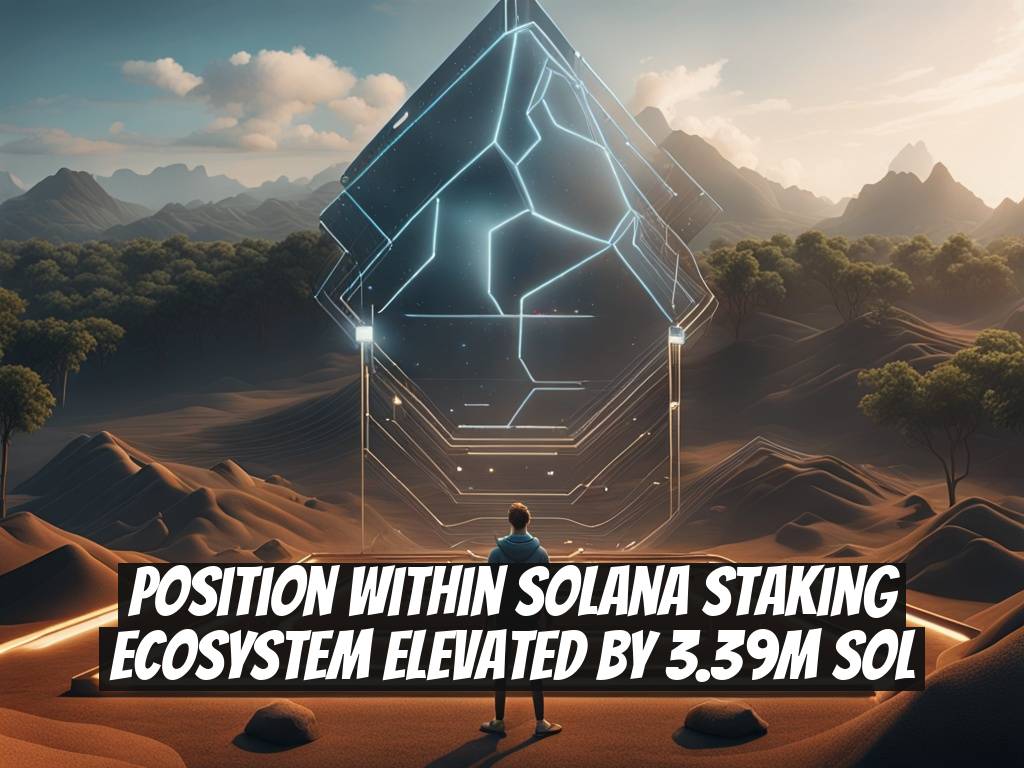 Position Within Solana Staking Ecosystem Elevated by 3.39M SOL