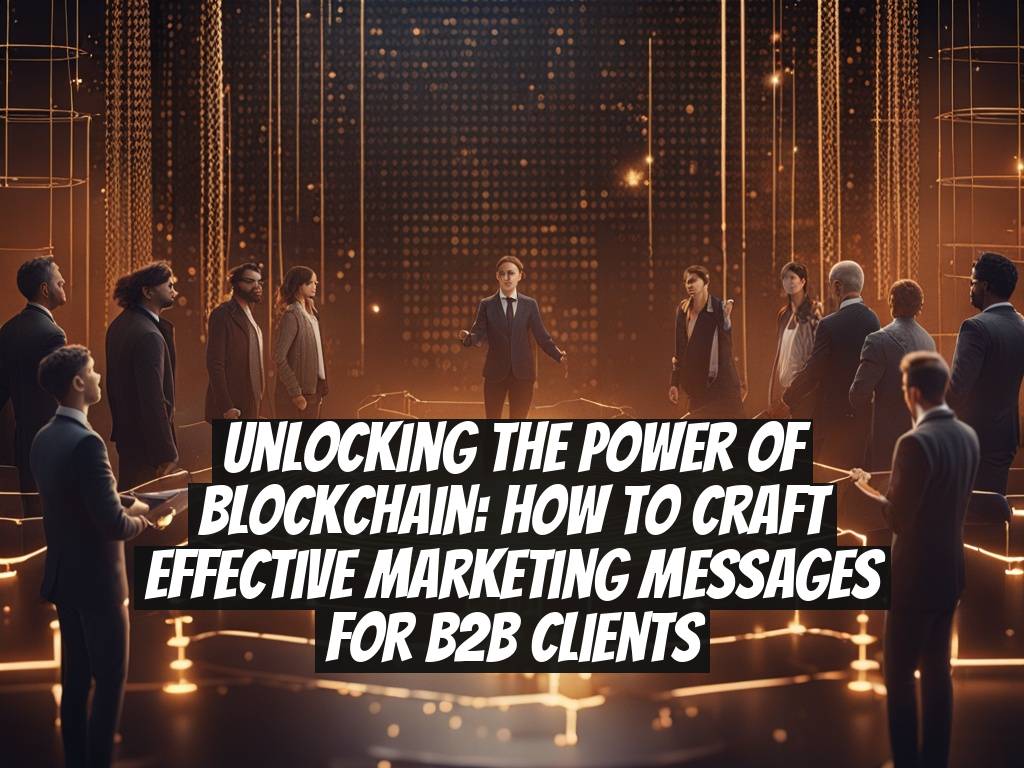 Unlocking the Power of Blockchain: How to Craft Effective Marketing Messages for B2B Clients