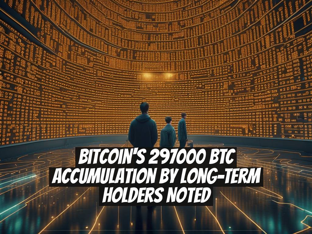 Bitcoin's 297000 BTC Accumulation by Long-Term Holders Noted