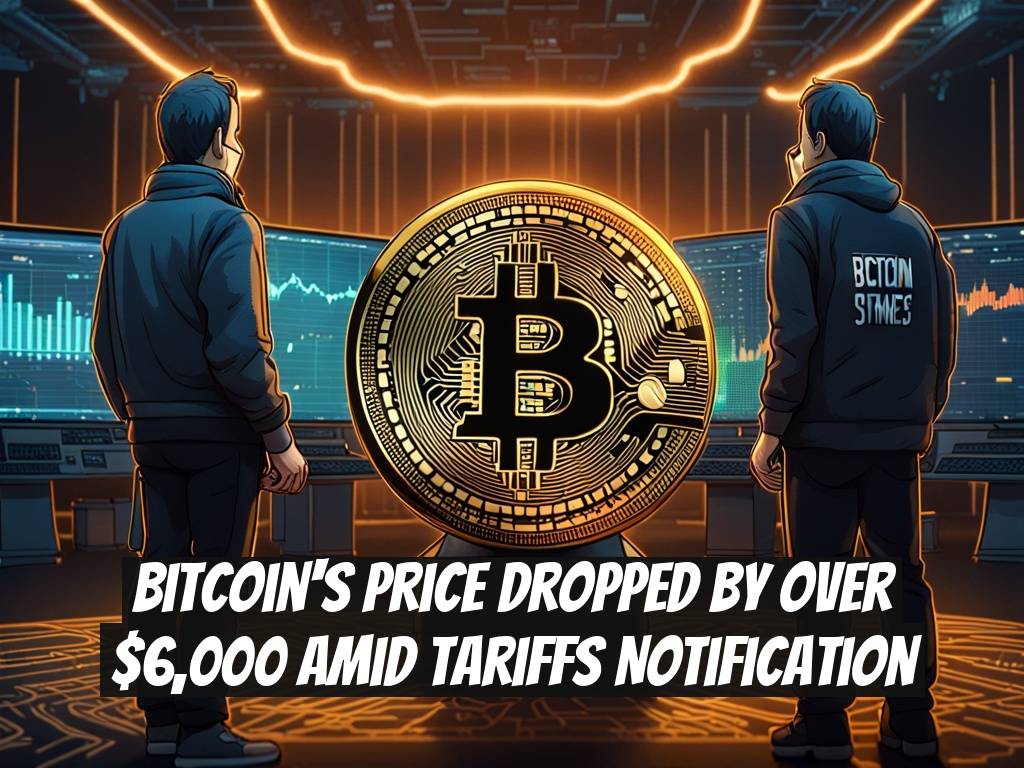 Bitcoin's Price Dropped by Over $6,000 Amid Tariffs Notification