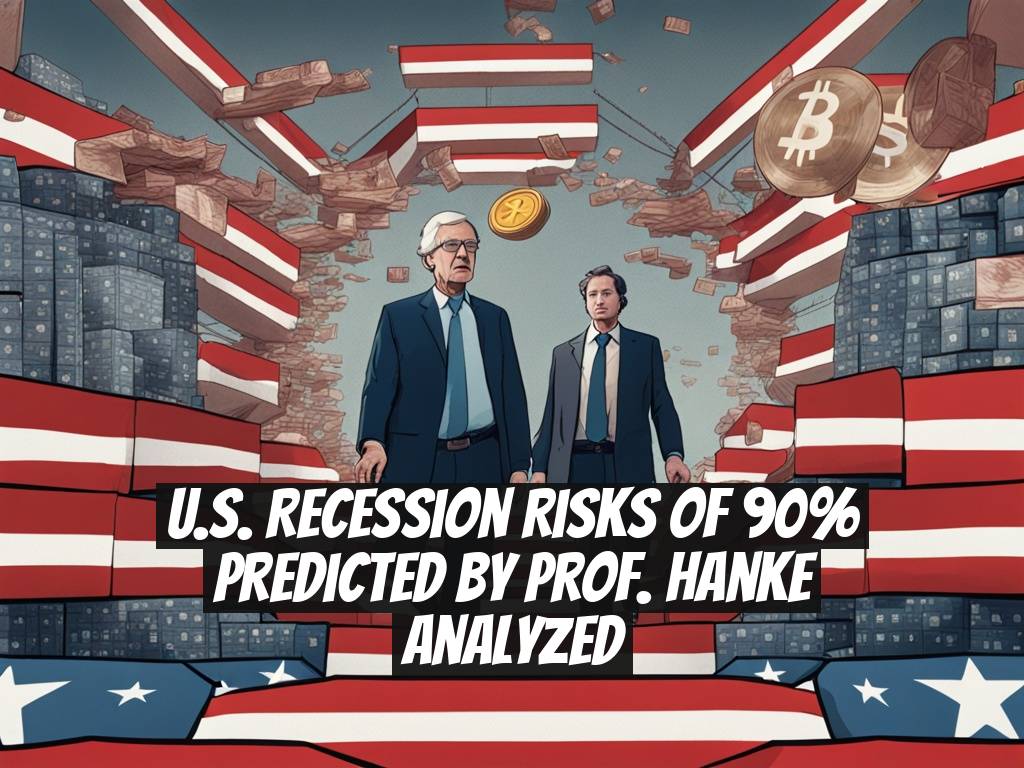 U.S. Recession Risks of 90% Predicted by Prof. Hanke Analyzed