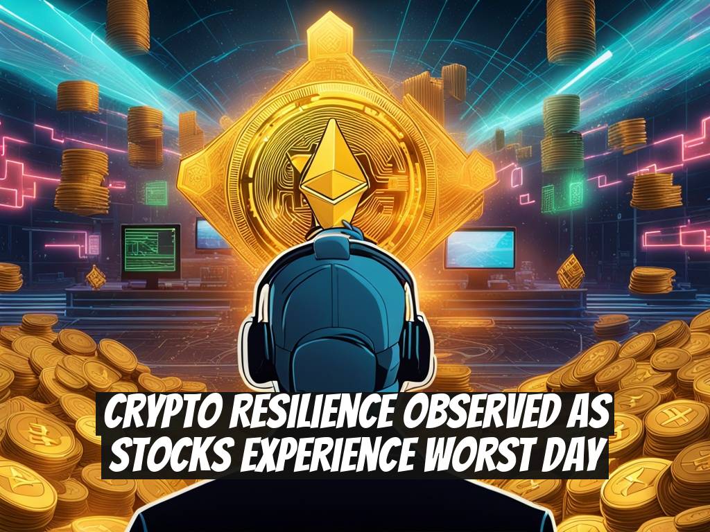 Crypto Resilience Observed as Stocks Experience Worst Day