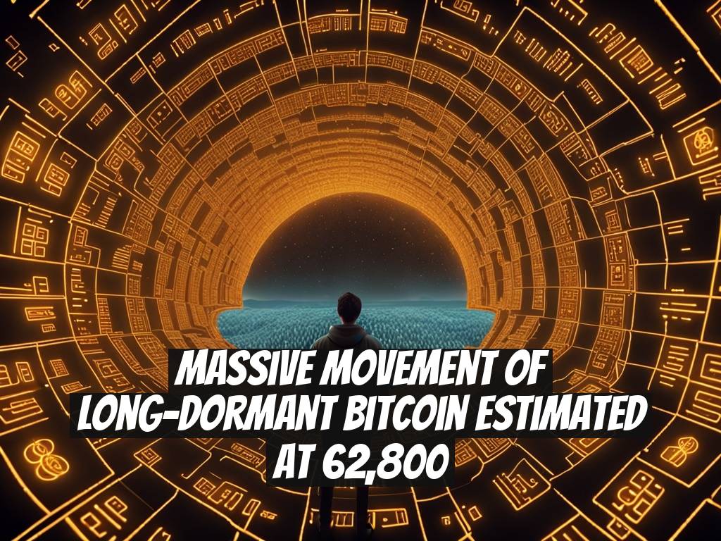 Massive Movement of Long-Dormant Bitcoin Estimated at 62,800