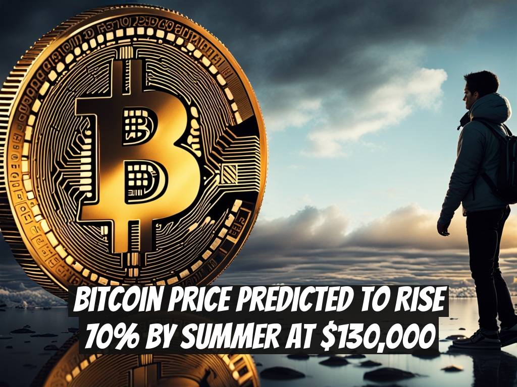 Bitcoin Price Predicted to Rise 70% by Summer at $130,000