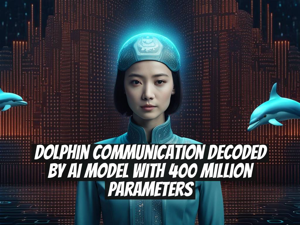 Dolphin Communication Decoded by AI Model with 400 Million Parameters