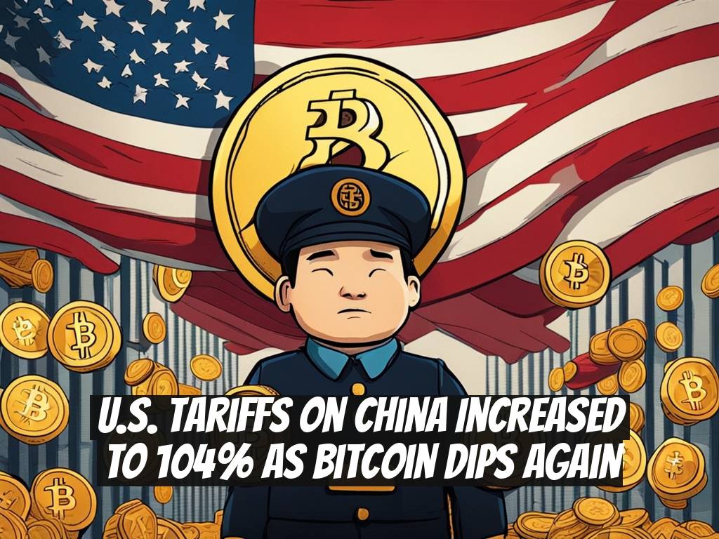 U.S. Tariffs on China Increased to 104% as Bitcoin Dips Again