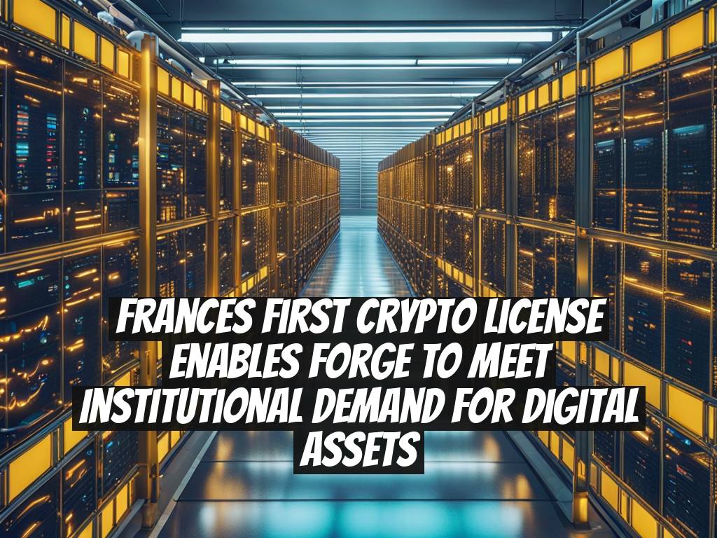 Frances First Crypto License Enables Forge to Meet Institutional Demand for Digital Assets