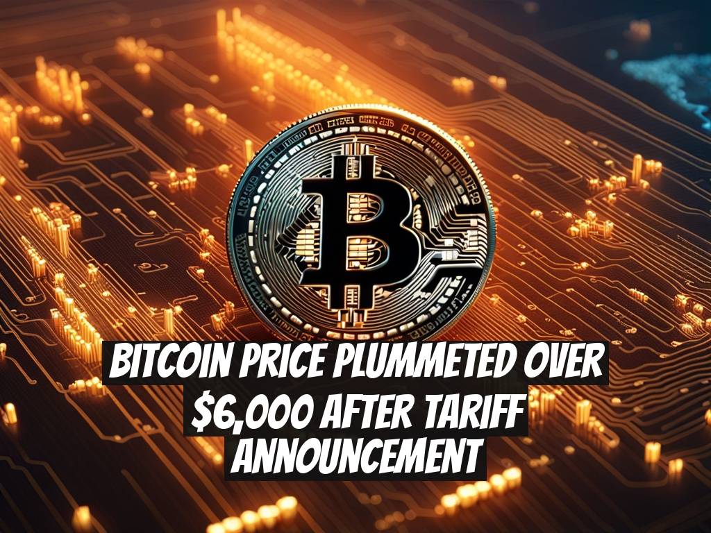 Bitcoin Price Plummeted Over $6,000 After Tariff Announcement