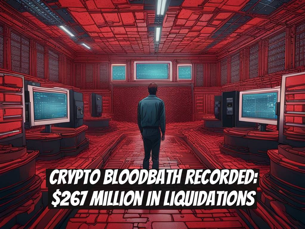 Crypto Bloodbath Recorded: $267 Million in Liquidations