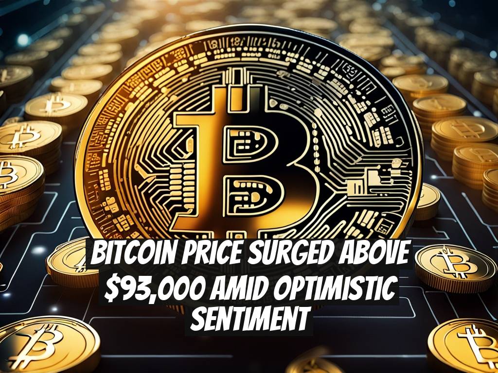 Bitcoin Price Surged Above $93,000 Amid Optimistic Sentiment