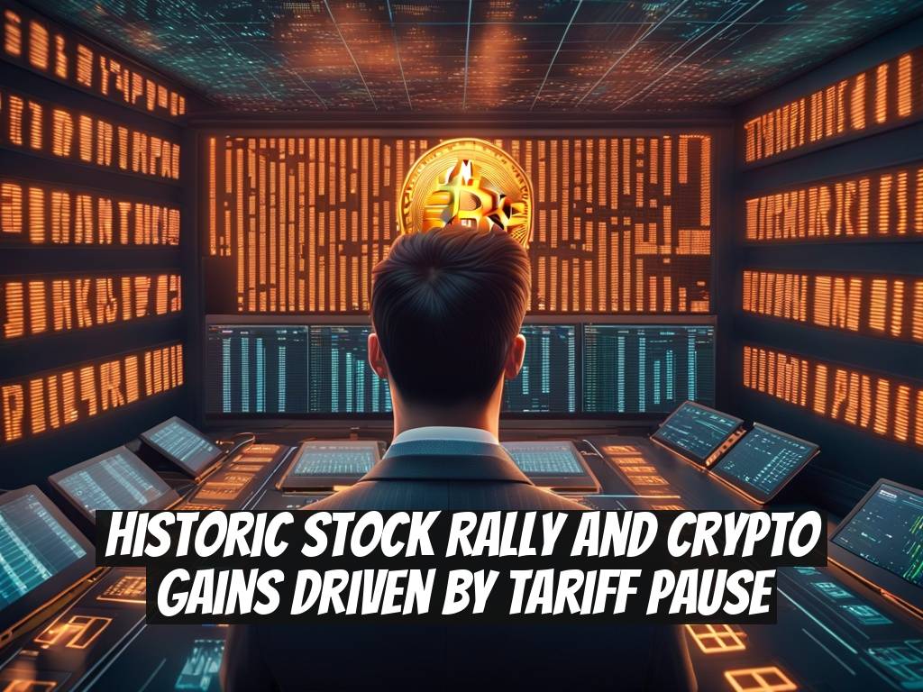 Historic Stock Rally and Crypto Gains Driven by Tariff Pause
