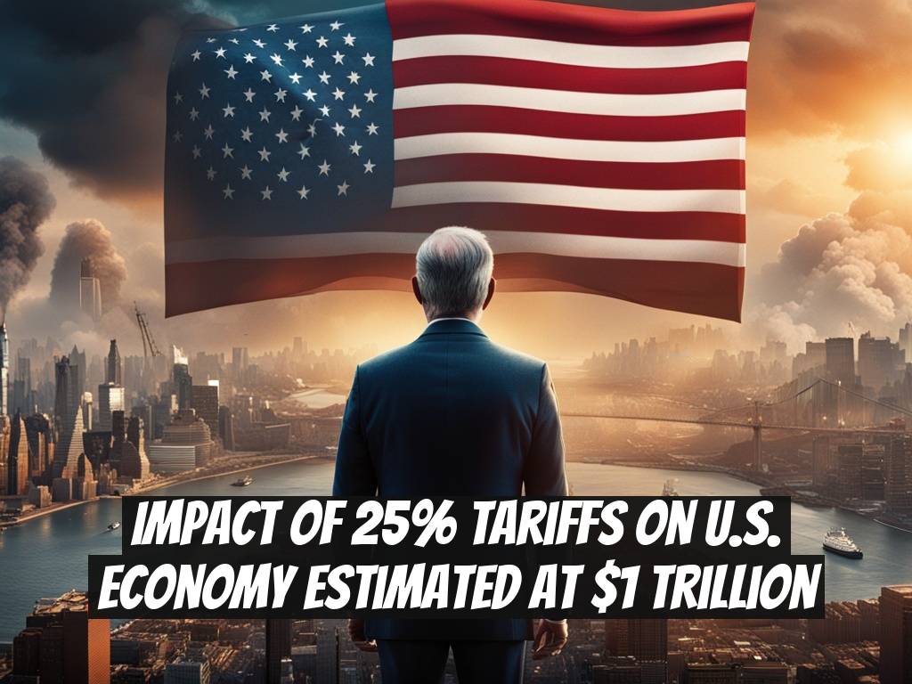 Impact of 25% Tariffs on U.S. Economy Estimated at $1 Trillion