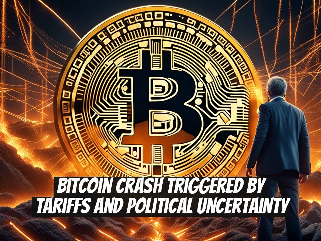 Bitcoin Crash Triggered by Tariffs and Political Uncertainty