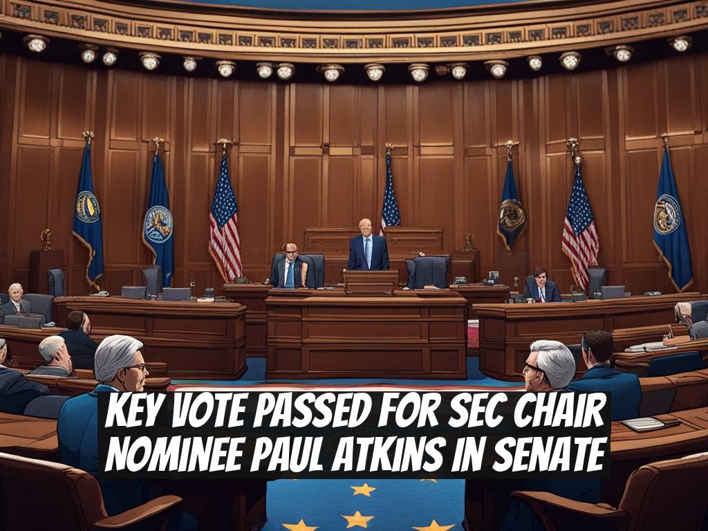 Key Vote Passed for SEC Chair Nominee Paul Atkins in Senate