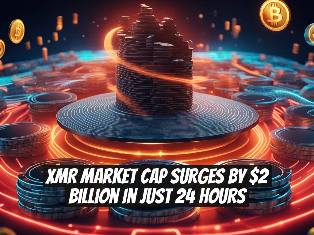 XMR Market Cap Surges by $2 Billion in Just 24 Hours